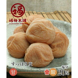 【ふるさと納税】ご家庭用 白干梅 塩分20％ 250g 塩だけで漬けた酸っぱい梅干し 最高級紀州南高梅 和歌山県産 産地直送 福梅本舗 | 梅干 食品 加工食品 人気 おすすめ 送料無料