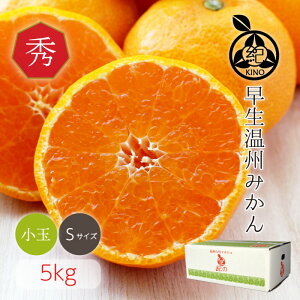 【ふるさと納税】【選べるサイズ・内容量】和歌山県産 早生温州みかん 秀品 S〜Lサイズ 3kg or 5kg | みかん 蜜柑 フルーツ 果物 くだもの 食品 人気 おすすめ 送料無料 産地直送