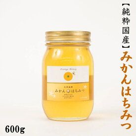 【ふるさと納税】みかん王国和歌山県の下津で採れた純粋国産みかんはちみつ600g＜2025年7月中旬～7月下旬頃順次発送＞（お届け日指定不可）/ はちみつ ハチミツ 国産ハチミツ 蜜 蜂蜜 和歌山県 すさみ町