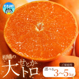 【ふるさと納税】 【ご家庭用】和歌山産 せとか 約5kg 訳あり / ワケあり みかん 柑橘 果物 フルーツ 12000円 22000円 自宅用 おすそわけ 甘い 人気 ジューシー 数量限定 産地直送 ※2026年2月上旬頃〜3月中旬頃発送(お届け日指定不可)【先行予約】
