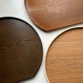 【ふるさと納税】［選べるデザイン］木製 半月盆 （紀州漆器）