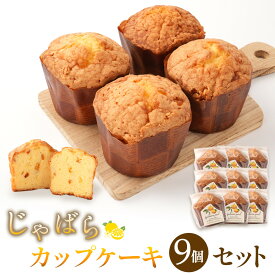 【ふるさと納税】柑橘「じゃばら」カップケーキセット9個入り [Pn4] | 和歌山県 和歌山 那智勝浦町 那智勝浦 支援品 返礼品 お取り寄せスイーツ ジャバラ 柑橘類 柑橘系 かんきつ スイーツ デザート おやつ ケーキ