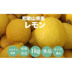 【ふるさと納税】［産地直送］和歌山県産 レモン 1kg サイズ混合 ［US42］ | 和歌山県 和歌山 那智勝浦町 返礼品 檸檬 果物 くだもの フルーツ 果実 旬の果物 旬のフルーツ 柑橘類 かんきつ類 柑橘 柑橘系