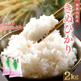 【ふるさと納税】和歌山県産 キヌヒカリ 2kg（2025年産） / お米 きぬひかり 白米 令和7年 人気 おすすめ ※2025年9月中旬より順次発送予定