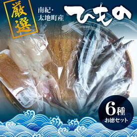 【ふるさと納税】 厳選干物 6種セット 創業80年！地元で愛される人気の干物 Bセット（アジ開き×2枚、カマス開き×2枚、サンマ開き×2枚、タチウオみりん干し×100g、マグロみりん干し×100g、スルメ） ／ひもの 詰め合わせ 干物 冷凍 あじの開き みりん干し 干物詰合せ