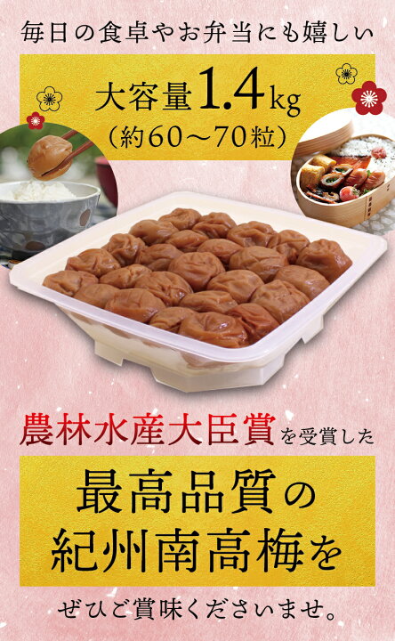 6100円 超安い品質 ふるさと納税 最高級紀州南高梅大粒 はちみつ梅干し 1.4kg 和歌山県北山村 6100円 超安い品質 ふるさと納税 最高級紀州南高梅大粒 はちみつ梅干し 1.4kg 和歌山県北山村