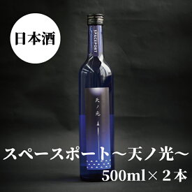 【ふるさと納税】スペースポート〜天ノ光〜　500ml×2本セット ロケット 日本酒