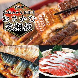 【ふるさと納税】 【全3回定期便】和歌山からお届け おさかな定期便 サバ・ウナギ・サケ