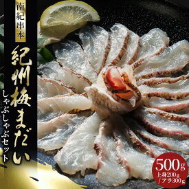 【ふるさと納税】 鯛 紀州梅まだい しゃぶしゃぶセット 岩谷水産 / 鯛 真鯛 たい まだい 鯛しゃぶ 梅真鯛 魚貝 海鮮 刺身 さしみ 鍋