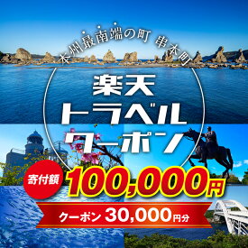 【ふるさと納税】和歌山県串本町の対象施設で使える楽天トラベルクーポン 寄付額100,000円　旅行 和歌山 串本 観光 温泉 ホテル 旅館 クーポン チケット 予約 支援 応援 宿泊 宿泊券 関西 近畿