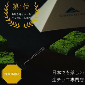 【ふるさと納税】抹茶生チョコレートセット 16個入 | 鳥取 食品 お菓子 スイーツ 詰め合わせ チョコレート バレンタイン ギフト生チョコ 旅行 砂丘 鳥取県 鳥取市