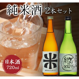 【ふるさと納税】鳥取の地酒(日本酒)純米酒 飲み比べセット 720ml×2本 | 鳥取 日本酒 酒 飲み比べ ドリンク お酒 鳥取県 鳥取市