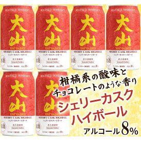 【ふるさと納税】マツイウイスキー 鳥取・大山シェリーカスクハイボール350ml ×6本セット | お酒 さけ