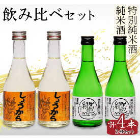 【ふるさと納税】鳥取の地酒(日本酒)2酒蔵飲み比べセット 300ml×4本 | お酒 さけ