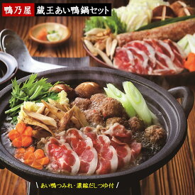 【ふるさと納税】鴨乃屋 氷温®熟成 蔵王あい鴨鍋セット 2~3人前×2回分【24-015-024】ホクニチ
