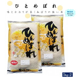 【ふるさと納税】令和6年産 無洗米 ひとめぼれ 5kg×2 計10kg【25-038-002】むろ米穀