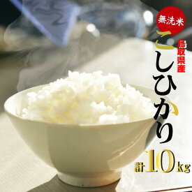 【ふるさと納税】＜ 無洗米 ＞ 鳥取県産 コシヒカリ 10kg 令和5年産 お米 米 こめ コメ 無洗米 こしひかり コシヒカリ ご飯 ごはん 鳥取県 倉吉市