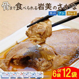 【ふるさと納税】骨まで食べられるさかな バラエティセット｜鳥取 岩美 魚 焼き魚 アジ サバ カレイ 長期保存 常温保管可能 選べる