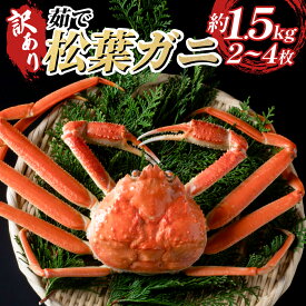 【ふるさと納税】訳あり松葉がに（ボイル）｜鳥取 岩美町 山陰 日本海 松葉ガニ かに カニ ずわいがに【22010-1】