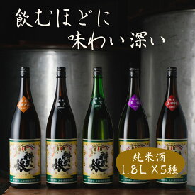 【ふるさと納税】67.辨天娘（純米酒）1.8L×5種