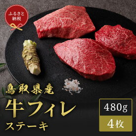 【ふるさと納税】【和牛セレブ】鳥取県産牛ヒレステーキ 120g×4枚 | 肉 お肉 にく 食品 鳥取県産 人気 おすすめ 送料無料 ギフト