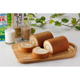 【ふるさと納税】白バラ生ロールケーキギフトとみるく畑8個入