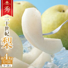 【ふるさと納税】280.【先行予約】二十世紀梨 秀 約4kg L～5L 9～18玉前後 ※2026年8月下旬～9月下旬頃に順次発送予定 | 先行予約 梨 なし 果物 フルーツ くだもの 鳥取県 北栄町 おすすめ 人気 送料無料