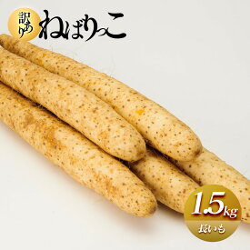 【ふるさと納税】942.≪先行受注≫【訳あり】ねばりっこ1.5kg 長芋 ながいも 鳥取県産 ※期間限定11月上旬から4月中旬頃に順次発送予定 | 先行予約 野菜 やさい 根菜 とろろ 長芋 芋 国産 いも 鳥取県 北栄町 おすすめ 人気 送料無料