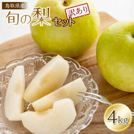 【ふるさと納税】【訳あり】鳥取県産旬の梨セット 4kg ※2025年8月下旬頃～12月下旬頃に順次発送予定 | 先行予約 梨 なし 二十世紀梨 幸水 秋栄 豊水 新甘泉 しんかんせん 秋甘泉 甘太 王秋 あたご梨 くだもの 鳥取県 北栄町 おすすめ
