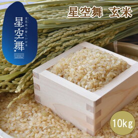 【ふるさと納税】AS08：鳥取県産米　星空舞(玄米）10kg