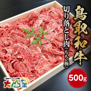 【ふるさと納税】大山望 鳥取和牛 切り落とし肉(もも、腕)500g 牛肉 和牛 お肉 切り落とし