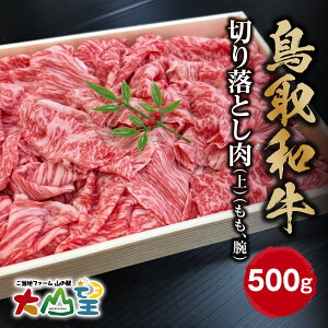【ふるさと納税】大山望 鳥取和牛 切り落とし肉(上)(もも、腕)500g 牛肉 和牛 お肉 切り落とし
