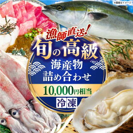 【ふるさと納税】海鮮 漁師直送！旬の海産物詰め合せ(10,000円相当)冷凍 島根県松江市/株式会社永幸丸[ALFM003]｜ 魚鮮 魚 海鮮 海鮮物 魚貝 新鮮 山陰沖 日本海 新鮮 冷凍 贈り物 お祝い おすすめ 人気 お取り寄せ 牡蠣 アワビ イカ タコ サザエ 島根県 市