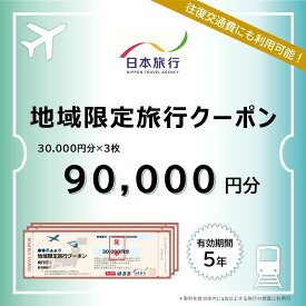 【ふるさと納税】島根県松江市 日本旅行 地域限定旅行クーポン 90,000円分 島根県松江市/株式会社日本旅行[ALGD004]旅行 観光 体験 宿泊