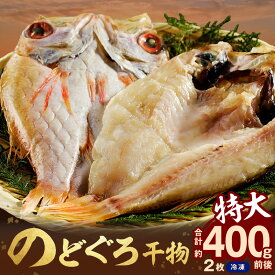 【ふるさと納税】のどぐろ干物 特大2枚（計400g前後）のどぐろ本来の旨味に出会う渾身の干物 河野乾魚店 魚介類 魚貝類 干物 干もの 一夜干し 新鮮 厳選 海鮮 個包装 【019_1948】