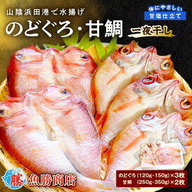 【ふるさと納税】山陰浜田港「のどぐろ一夜干し・甘鯛一夜干し」 魚 干物 乾物 干もの ひもの 一夜干し のどぐろ アマダイ 甘鯛 鯛 セット 詰め合わせ ギフト 個包装 小分け 【136_1999】