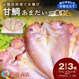 【ふるさと納税】山陰浜田港！ 甘鯛一夜干し 個包装 一夜干し 干物 ひもの 冷凍 干物 鯛 甘鯛 たい 小分け 【136_2000】