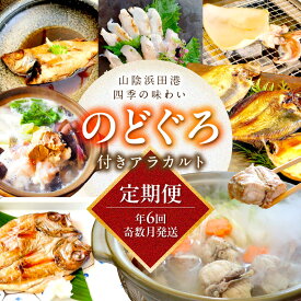 【ふるさと納税】【定期便】山陰浜田港四季の味わい のどぐろ付きアラカルト（年6回奇数月発送コース） 魚 のどぐろ 一夜干し フィレ 干物 干もの 個包装 小分け セット 詰め合わせ 定期 6回 ふるさと納税 定期便 海鮮 【146_2039】