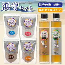 【ふるさと納税】浜守セット ふるさと納税 塩 調味料 ドレッシング セット 詰め合わせ ギフト 【210_0009】