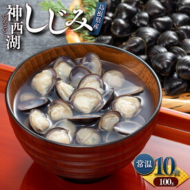 【ふるさと納税】神西湖しじみ100g×10Pセット（常温） | 砂抜済、水洗済、常温長期保存 有限会社日本海