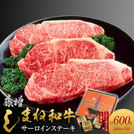 【ふるさと納税】藤増 しまね和牛サーロイン ステーキ 200g×3枚【冷蔵】 | 2022年全国和牛能力共進会 全国1位　藤増牧場の直営店より美味しいしまね和牛！