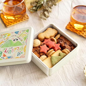 【ふるさと納税】 クッキー缶 約160g ビスコッティ お菓子 焼菓子 洋菓子 スイーツ クッキー 缶 詰め合わせ お取り寄せ ご褒美 お土産 島根県 大田市 特産品 地産食材 無添加 オリジナル 詰合わせ ギフト プレゼント こだわり 米粉 全粒粉 藻塩 常温