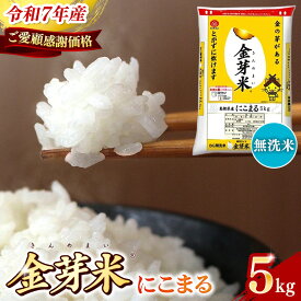 【ふるさと納税】【ご愛顧感謝価格】BG無洗米 金芽米 にこまる 5kg ／ 令和7年産 時短 健康 うまみ 甘み 栄養 おいしい やわらかい ふっくら ビタミン ミネラル 島根県 安来市【価格改定XC】