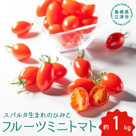 【ふるさと納税】 ☆ 糖度 10度以上 ☆ 厳選 スパルタ生まれのひみこ ミニトマト 約1kg 【GC-36】 お届け：4月中旬～6月中旬ごろ順次発送 ひみこ ミニトマト フルーツトマト やさい 野菜 サラダ とまと トマト 完熟 新鮮 産地直送 産地厳選 江津市