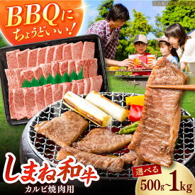 【ふるさと納税】【選べる容量】【焼肉におすすめ!】カルビ しまね和牛カルビ ｜ 和牛 牛肉 国産 国産牛 赤身 焼肉 ステーキ スライス 人気 黒毛和牛 BBQ ギフト 人気 おすすめ ブランド牛 カルビ 肉 お肉 島根県雲南市/フジキコーポーレーション株式会社[AIEA010]