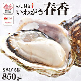 【ふるさと納税】【のし付き いわがき 殻付きSサイズ 5個】ブランドいわがき春香 岩牡蠣 生食可 冷凍 牡蛎 牡蠣 かき カキ 岩牡蠣 いわがき 冷凍 父の日 母の日 バーベキュー ギフト