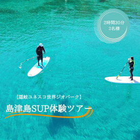 【ふるさと納税】「隠岐ユネスコ世界ジオパーク」島津島SUP体験ツアー｜体験1回｜2名様分