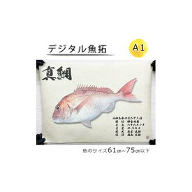 【ふるさと納税】デジタル魚拓 A1サイズ オーダーメイド 和紙 フィッシング 釣り 魚拓[No.5220-1562] | 植物 プランター 人気 おすすめ 送料無料