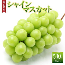 【ふるさと納税】ぶどう［2025年先行予約］シャインマスカット 5房～10房（5kg以上）岡山県産 | フルーツ 果物 くだもの 食品 人気 おすすめ 送料無料
