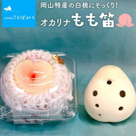 【ふるさと納税】楽器 もも笛 OKAYAMA オカリナ 笛 | 植物 プランター 人気 おすすめ 送料無料